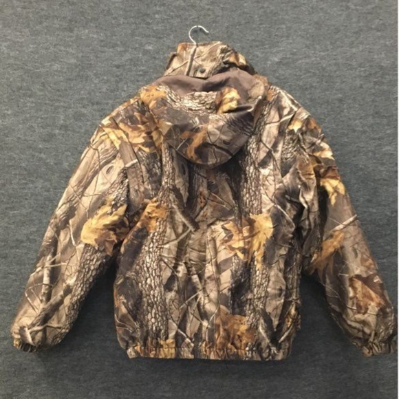 Vintage Remington Camo Men's Jacket Medium RealTree Hardwoods - Picture 2 of 6